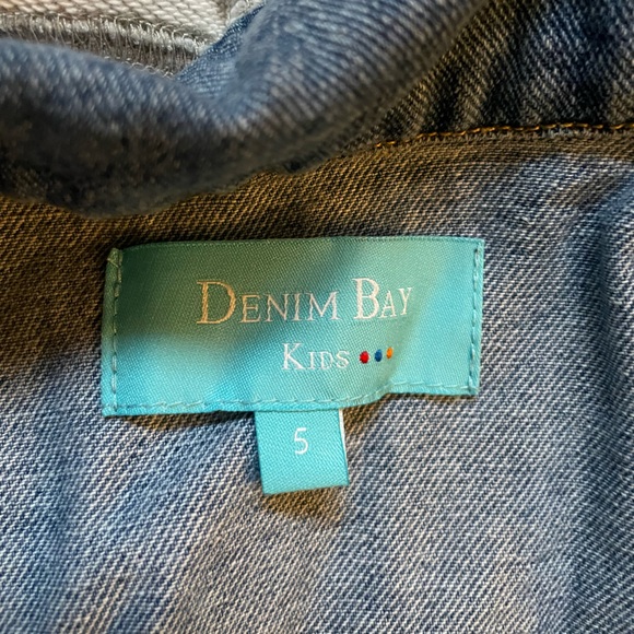 Toddler Denim Hooded Jacket - Picture 2 of 6
